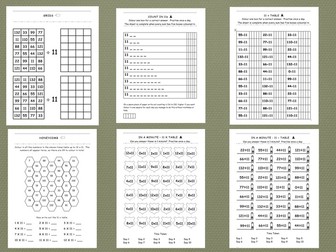 Eleven Times Table - Comprehensive Workbook.