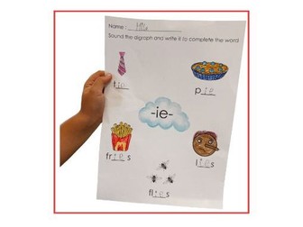 Jolly Phonics Digraphs Worksheet