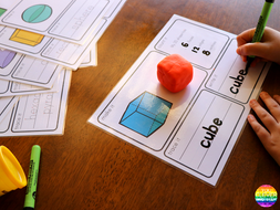 play doh shape mats