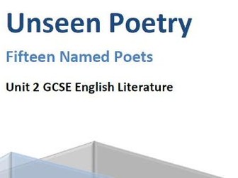 Unseen poetry practice for GCSE