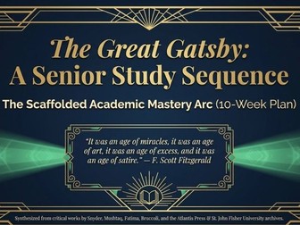 The Great Gatsby – Complete 10-Week Teaching Unit (Senior English)
