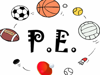 Primary and secondary school PE Resource bundle, coaching cards/visual aids/ worksheets for Ball games, Gymnastics and Trampolining