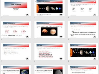 The planets (Primary French 10)