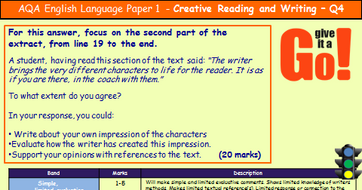 AQA Paper 1 - Extract 5 Q1-5 exploration & Sample Answers ...