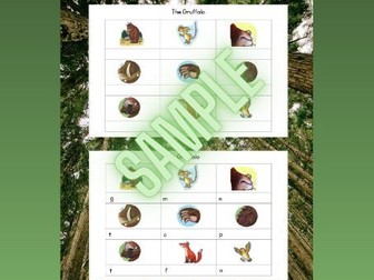 Gruffalo Labelling Activity Worksheet