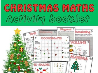 Christmas Maths Booklet for Year 6