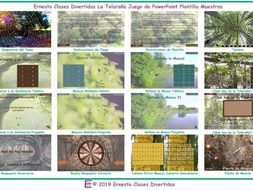 Spider Web Spanish PowerPoint Game Template FREE READ ONLY SHOW