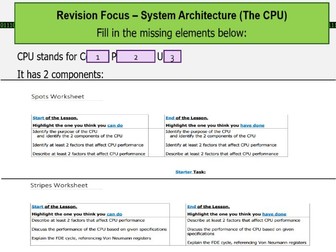 GCSE Theory Revision - The CPU