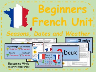 KS2 French Unit - Seasons, Dates and Weather