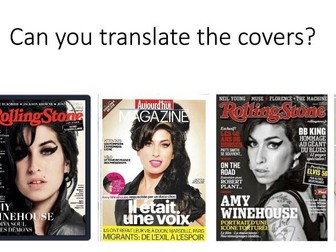 Amy Winehouse en Francais