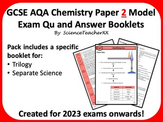 AQA GCSE Chemistry Paper 2 Revision Booklet