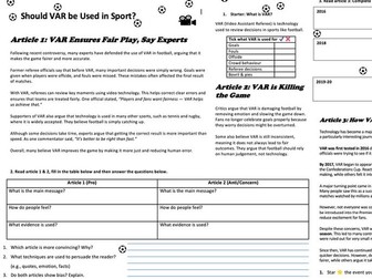 Football Ethics: Should VAR Be Used in Sport?