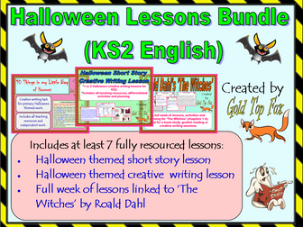 Halloween Lessons Bundle (KS2 English)