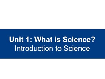 An Introduction to Science