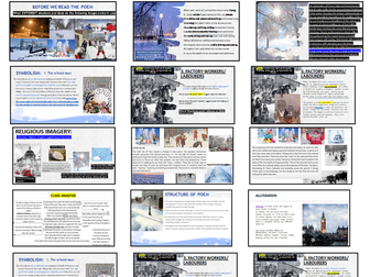 IGCSE Literature -'London Snow' by Robert Bridges FULL LESSON