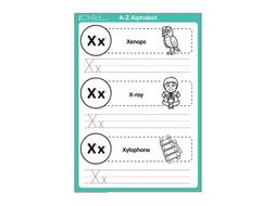 Write the letter 'X' | Teaching Resources