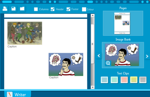 Interactive Writing Template - History of Football KS1