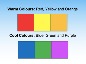 Year 7 Colour Wheel - Lesson 2