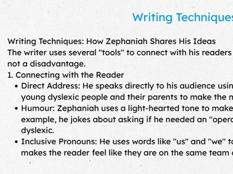 Young and dyslexic scaffolded