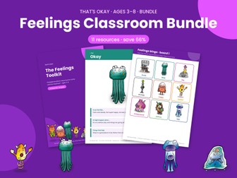 Emotions Classroom Bundle: 11 SEND Resources