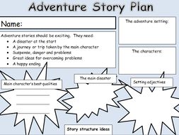 Planning An Adventure Story Ks2