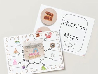 Phonics Maps - CVCC/CCVC