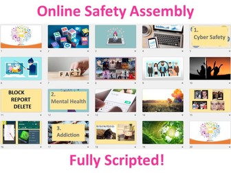 Online Safety Assembly - Fully Scripted (Safer Internet Day version also included)