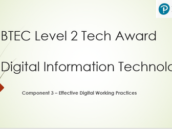 Btec Digital IT Component 3 Exam