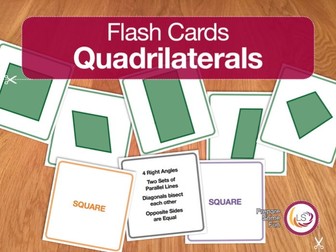 Properties of Quadrilaterals | Flash Cards