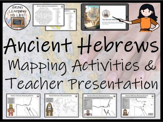 Ancient Hebrews Map Activities and Presentation