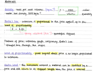 CONCISE A* NOTES AQA Properties of Materials