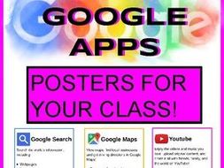 google app posters for your class by rombop teaching resources tes