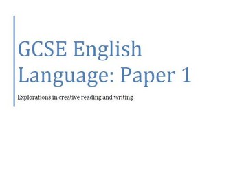 GCSE English Language Paper 1 Exercises