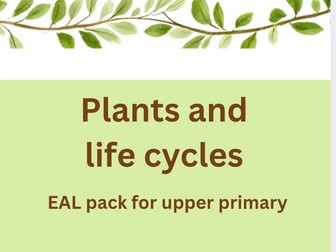 KS2 Science Language building: plants