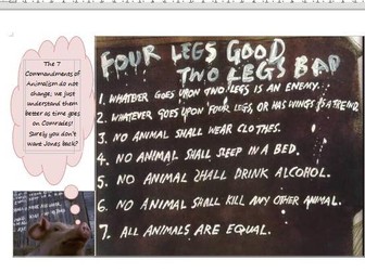 Animal Farm Chapter by Chapter Workbook