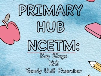 NCETM Key Stage 1 and 2 Unit Termly Planner