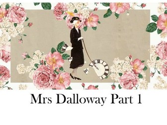 Mrs Dalloway Edexcel A-Level Full Scheme & Resources