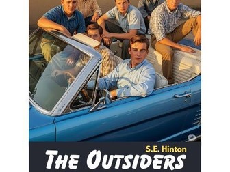 The Outsiders by S.E. Hinton 11" X 17" Poster with Quote