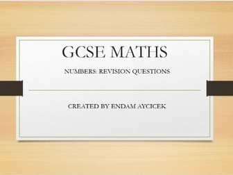 GCSE Maths: Numbers