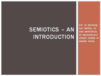 Semiotics – An Introduction