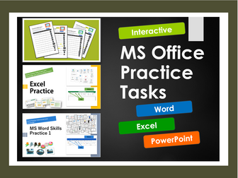 MS Office Practice Task Bundle