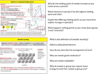 Applied science unit 1 chemistry revision cards
