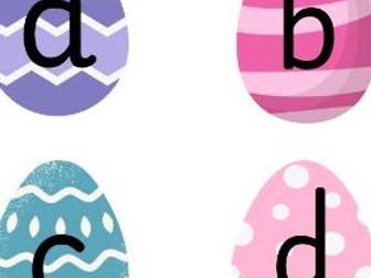 Easter Egg Alphabet Flashcards