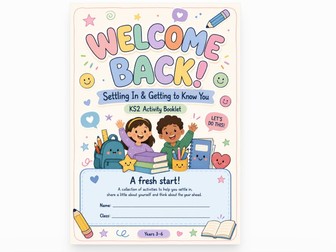 KS2 First Week Activity Booklet