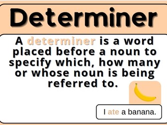 Pastel word class posters