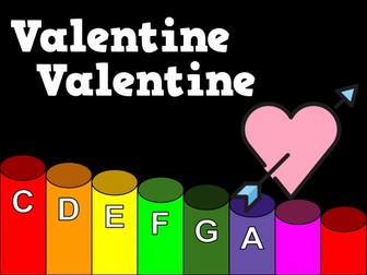 Valentine Valentine - Boomwhacker Play Along Video and Sheet Music