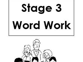 ORT Stage 3 keywords Workbook and Wordsearch