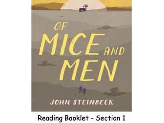 Of Mice and Men Reading Booklets