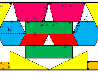 Crossover with Area, Perimeter and Algebra