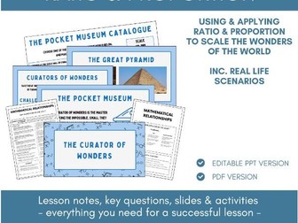 Applying Scaling | Ratio & Proportion | Lesson Notes, Slides & Activities